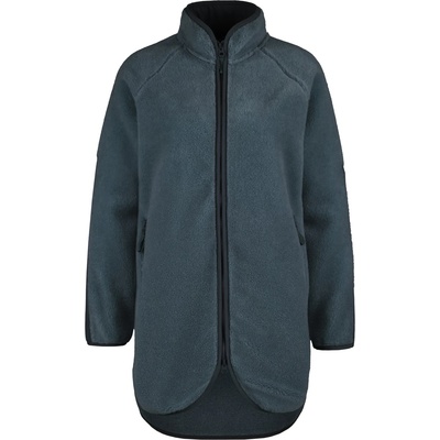 Stoic Дамско поларено яке Stoic Women's MerinoHighPile357 VallsboSt. Coat Fleece jacket - Slate Grey / Black - размер XS (105-5562-0111)