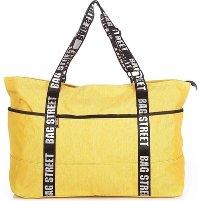 Bag Street Velká volnočasová taška žlutá 2109