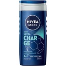 Nivea Men Ultra Charge 3v1 sprchový gél pánsky 250 ml Ultra Charge