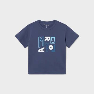 MAYORAL Тениска къс ръкав basic в Син цвят за мини момче Mayoral