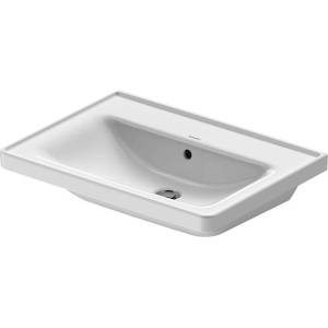 Duravit D-Neo - Умивалник 65x48 см, без отвор за смесител, бял 2367650060 (2367650060)