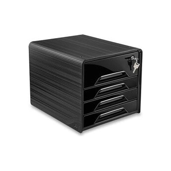 CEP Smoove Secure 3110011 zásuvkový box 4 zásuvky černý