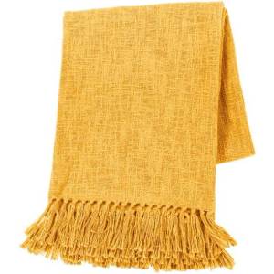 Tiseco Home Studio Памучно одеяло 130x160 cm Cotton Slub - Tiseco Home Studio (3453YELLOWSUNFLOWER)