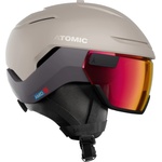 Atomic Ски каска Atomic Savor GT Amid Visor Photochromic S1-3 Ski helmet - Sand / Red Photo - размер One Size (418-1613-0212)