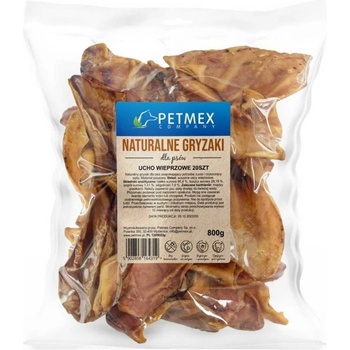 Petmex PETMEX Pork ear Лакомство за кучета, свински уши, 20 части