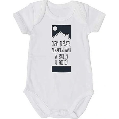Bohemia Gifts Dětské body s potiskem Jsem plešatý nezaměstnaný ...
