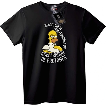NOONEBRAND Тениска Патица протонен ускорител - L, Black