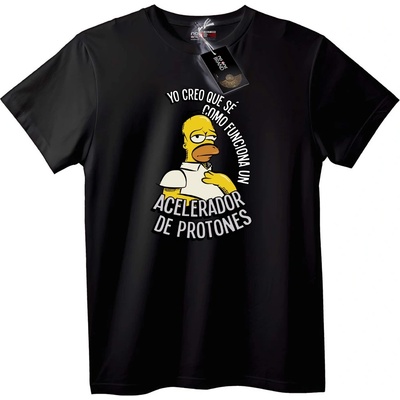 NOONEBRAND Тениска Патица протонен ускорител - L, Black