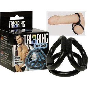 Seven Creations Tri Ring Cock Cage - superlove