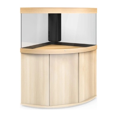 Juwel Trigon LED 350 akvarijný set rohový svetlé drevo 123 x 87 x 145 cm, 350 l