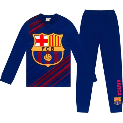 Dětské pyžamo Barcelona FC Long modré