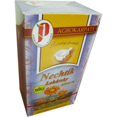 Agrokarpaty Bio Nechtík lekársky bylinný čaj prírodný produkt 20 x 2 g