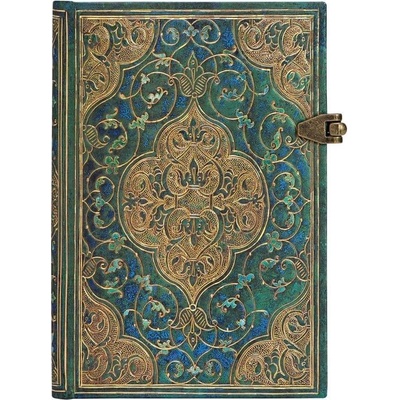Paperblanks Тефтер Turquoise, Mini, широки редове, твърда ко (1570180513)
