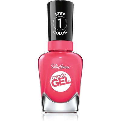 Sally Hansen Miracle Gel гел лак за нокти без използване на UV/LED лампа цвят 339 Electric Pop 14.7ml