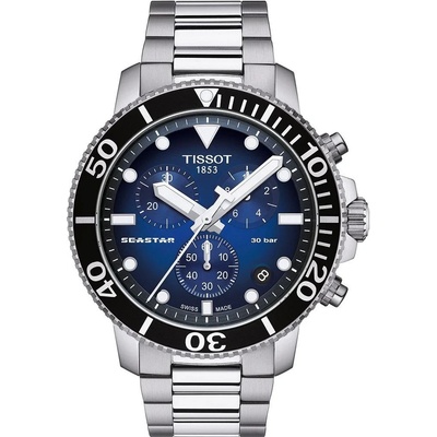 Tissot Мъжки часовник Tissot Seastar 120.417. 11.041. 00, Сребрист (TIS120.417.11.041.00)
