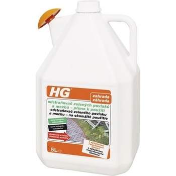 HG odstraňovač zelených povlakov a machov 5 L