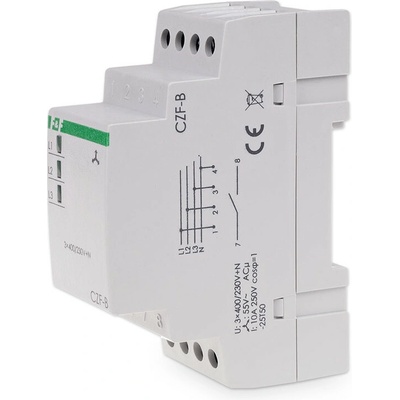 CZF-B - Relé pre kontrolu výpadku fáz, 3x 400V, 10A, 1x NO
