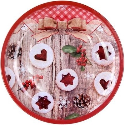 Toro podnos Vánoční kulatý Linecké 26x2,5CM