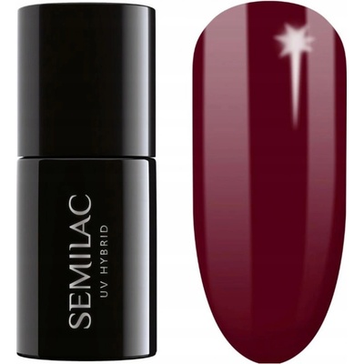 Semilac gel lak 404 Black Beans Muffin Červená 7 ml