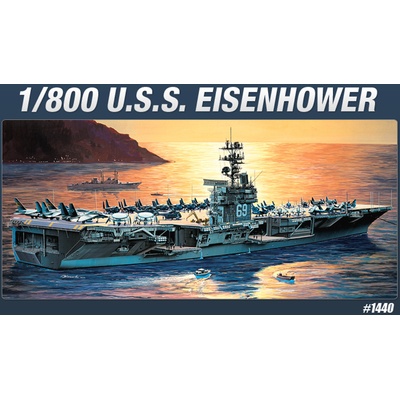 Academy Model Kit loď 14212 USS CVN-69 EISENHOWER 36-14212 1:800