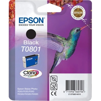 Epson Консуматив за принтер EPSON 5LB T0801 ink cartridge black standard capacity 7.4ml 330 pages 1-pack blister without alarm C13T08014011 (C13T08014011)