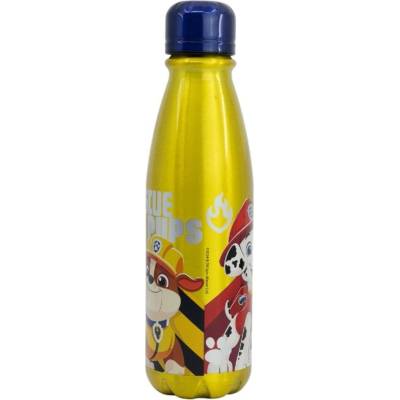 Stor detská hliníková fľaša na pitie Paw Patrol 600 ml
