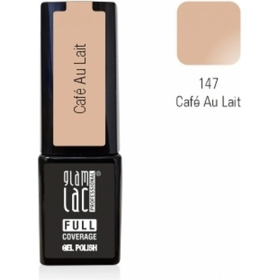 GlamLac Gel lak hnědý 147 Café Au Lait 6 ml