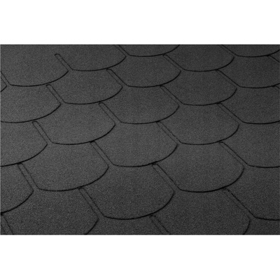 Asfaltový Šindel, asfaltový pás Bauhus 1 m x 34 cm x 3 mm
