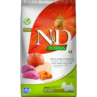 N&D Grain Free Dog Adult Mini Pumpkin Boar & Apple 7 kg