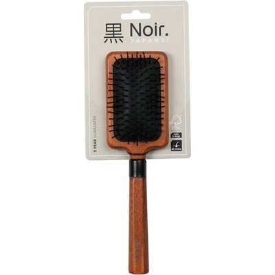 EBI NOIR JAPANDI Kefa s ochrannými hrotmi na odstránenie podsady a uvoľnených chlpov 25 x 7 x 3 cm