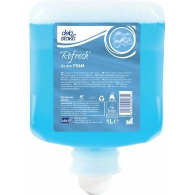 Deb Refresh penové mydlo azure modré 1 l