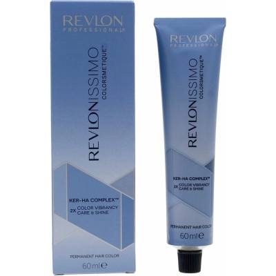Revlon Revlonissimo Colorsmetique Permanent Hair Color Cools barva na vlasy HC6.12 Dark Ash Iridescent Blonde 60 ml