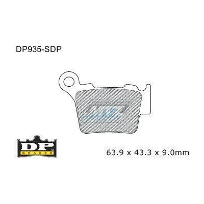 Destičky brzdové DP935-SDP DP Brakes - směs SDP PRO-MX DP935-SDP