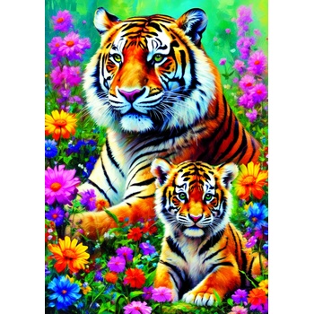 KS Games - Puzzle Tigers Family - 300 piese
