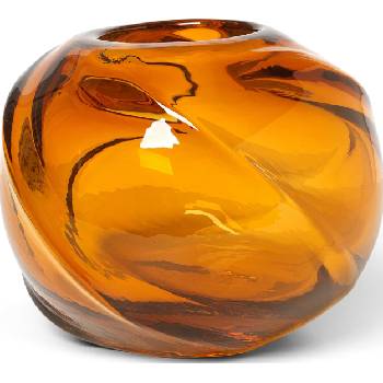Ferm Living Ваза Water Swirl кръгла оранжева (1104264375)