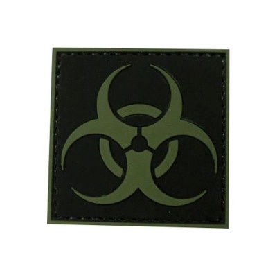 ARMED PATCHES PVC nášivka Biohazard, zelená – Zboží Mobilmania