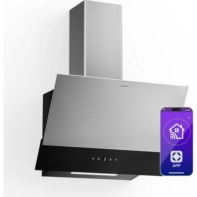 Klarstein Verosteel абсорбатор, Елегантен, минималистичен, мощен, Енергиен клас A, 624 м³/ч, 60 см (UV0860G) (UV0860G)