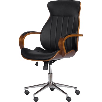 Carmen Президентски офис стол Carmen 6402 - орех - черно (3520059)