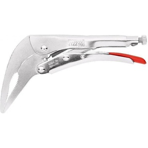 KNIPEX Клещи с извит дълъг връх тип "чираци", поцинковани, тръба до Ø20мм, ръкохватка 200мм, Knipex (K4144200)
