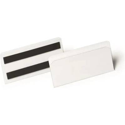DURABLE Logistické vrecko, magnetické, 150x67 mm, hotizontálne, DURABLE "HARD COVER", priehľadné
