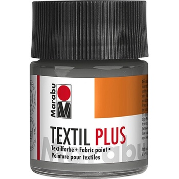 Marabu farby na textil Plus 50 ml šedá