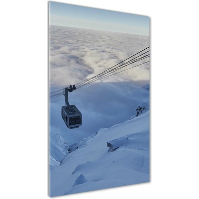 Vertikálny foto obraz sklenený Lanovka 50x100 cm