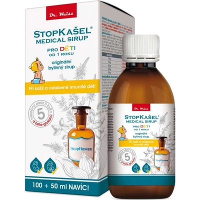 Dr. Weiss Stopkašel sirup pro děti 150 ml