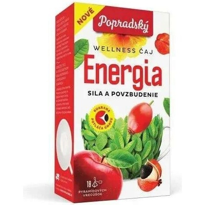 Popradský čaj wellness energie 18 sáčků