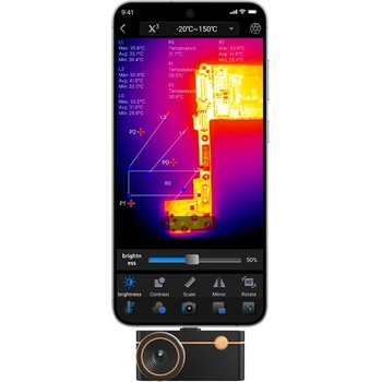 Thermal Master Термовизионна камера Thermal Master P3 и термовизионна камера за мобилен телефон, IR 512x384, USB-C (P3)