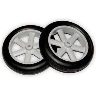 Hacker Koleso plast s gumou 55/12 mm 2 ks