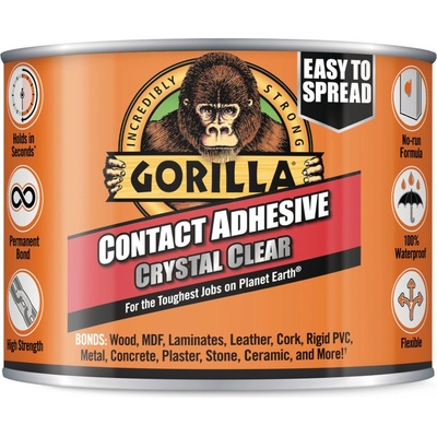 GORILLA CONTACT ADHESIVE CLEAR KRIŠTÁĽOVO ČÍRE UNIVERZÁLNE KONTAKTNÉ LEPIDLO 250 ML