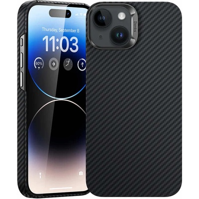 Benks Armor Air Kevlar Case 600D - кевларен кейс с MagSafe за iPhone 14 (черен)