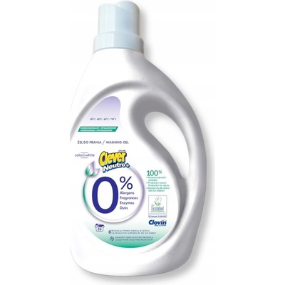Clever Neutro+ Color & White hypoalergénny prací gél 1,56 l