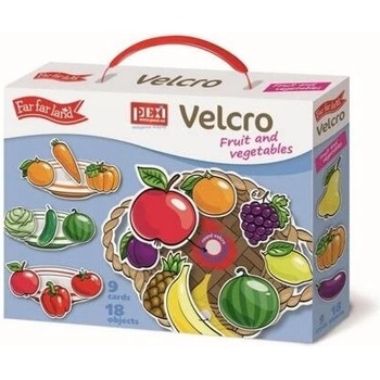 PEXI Velcro skládačky Ovoce a Zelenina Fruits and Vegetables